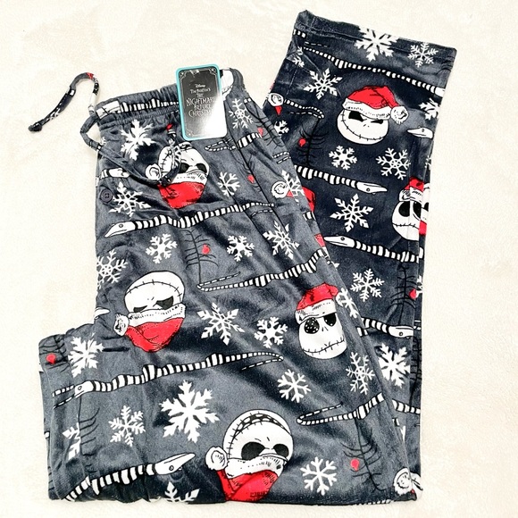 New Disney Men's Nightmare Before Christmas Pajama Lounge Pants - Picture 6 of 8